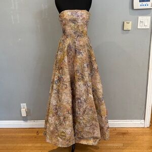 Helsi Celine Appliquè Strapless Cocktail dress NWT